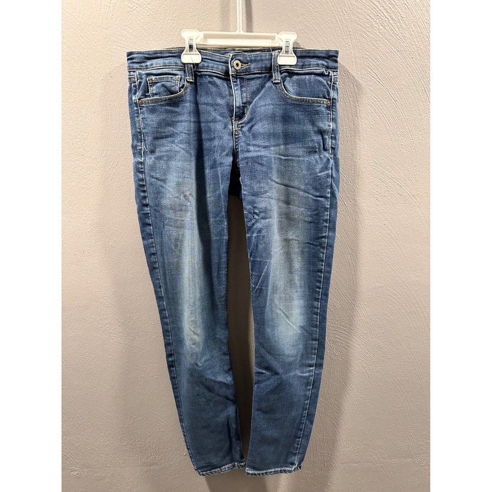 Arizona Jean Co Women Super Skinny Jeans Medium Wash Blue Size 9 Average Stretch